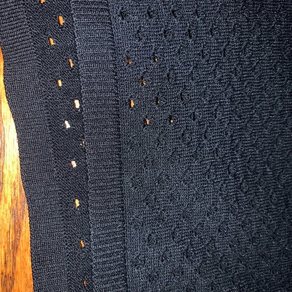 ⚫️Top Shop women’s open design black long sleeve sweater - Picture 3 of 8